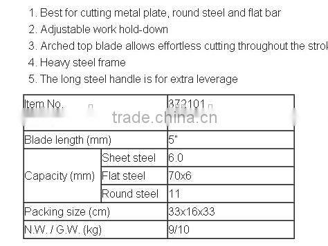 Manual guillotine shear (1.5x1500mm)