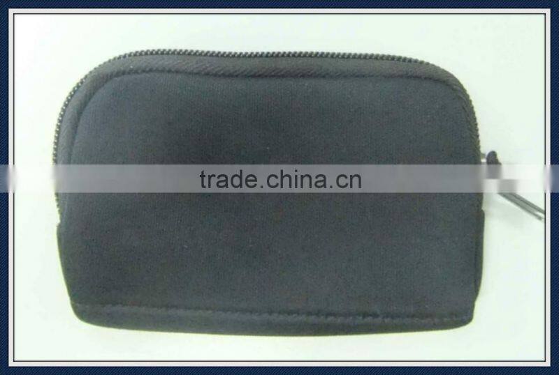 Promotional polyester Coin purse wiht zipper closure