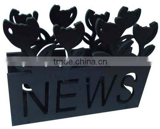 fashional decorative wood napkin sign holder