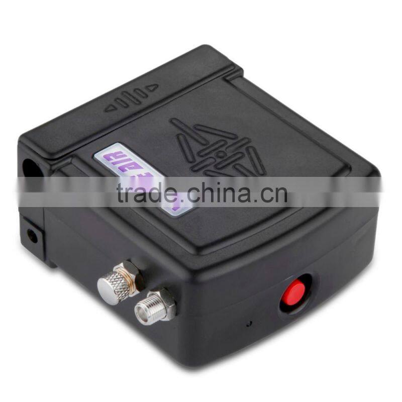 Black HS08 Portable Mini Airbrush Compressor Kit with UK Adapter Body Paint Professional Airbrush Nail Art Paint Cake AS-37