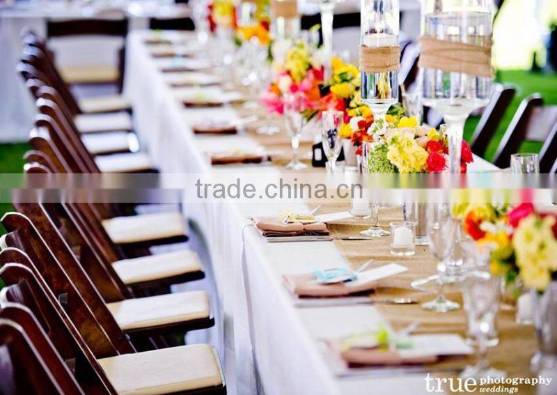 outdoor wood folding chair in wedding