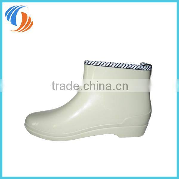 New Women Plain PVC Ankle Wellies