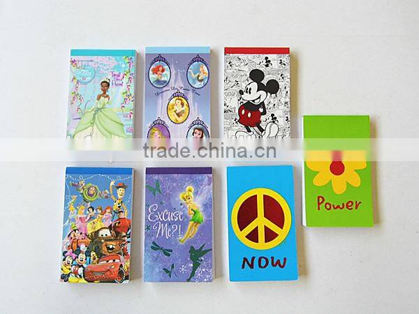 mini pocket looseleaf glued memo pad