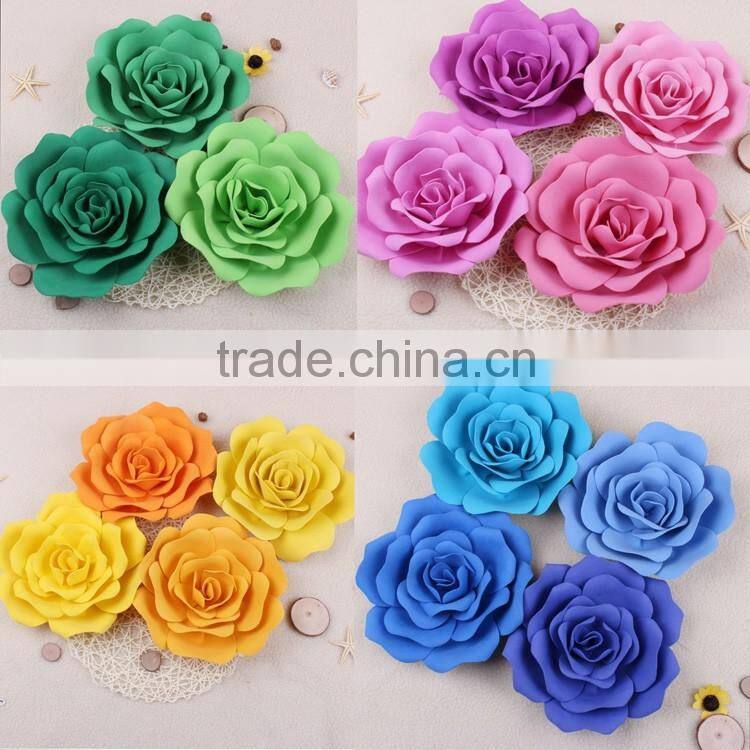 Hot Sale artificial paper flowers, tissue paper flower for wedding decoration