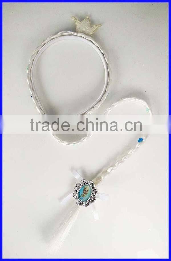 2015 new fashion princess Elsa Anna frozen hair wig