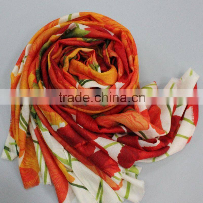 2015 WOOL PRINTED SCARF