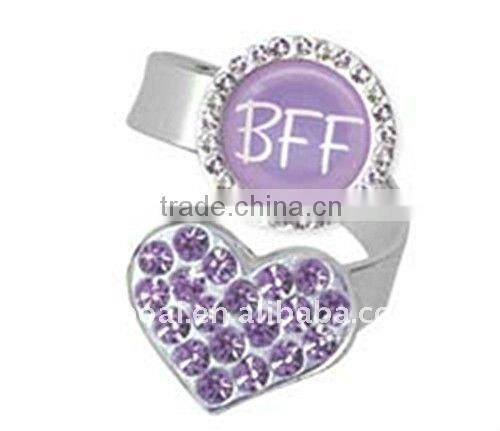 zinc alloy metal ring for men