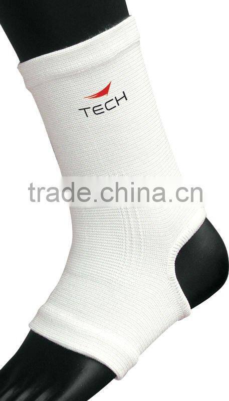 Extended knitted ankle support