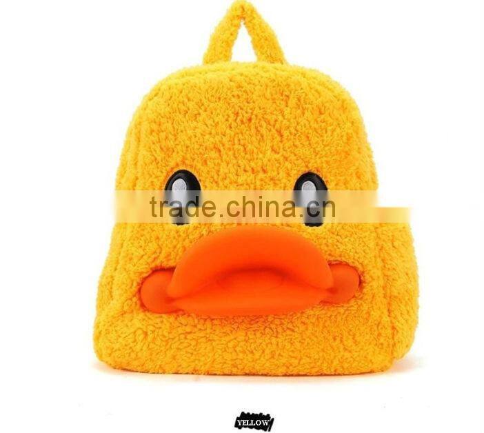 Duck mouth school backpack bag for girls