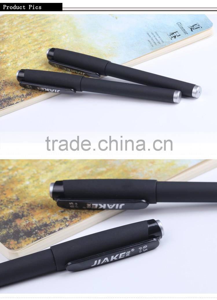 Wholesale cheap office school student black promotional gel ink pen