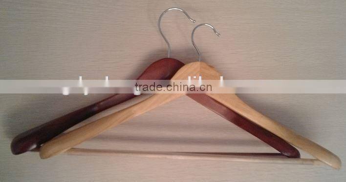 Deluxe non-slip wooden hanger of good quality