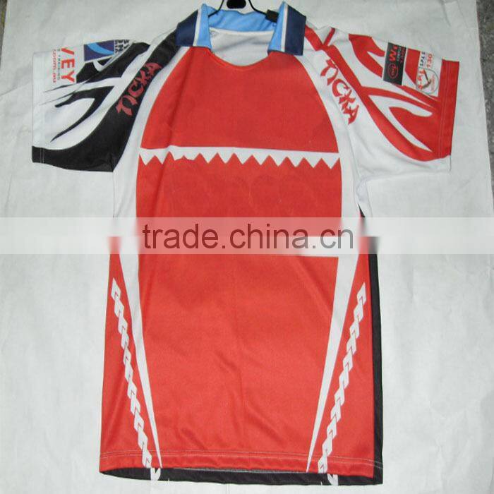 men's professional sublimation rugby shirts