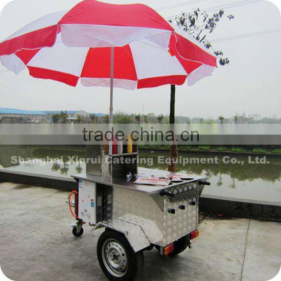 2013 Professional Stainless Steel Electric Bike Hot Dog Pizza Trailer XR-HD110 A