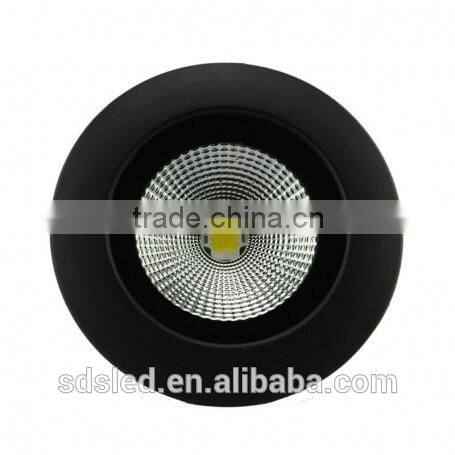 LED 10W IP65 Integrated Round Warm White Black outdoor led flood light