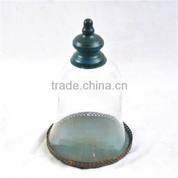 Vintage french antique glass cloches for home decor