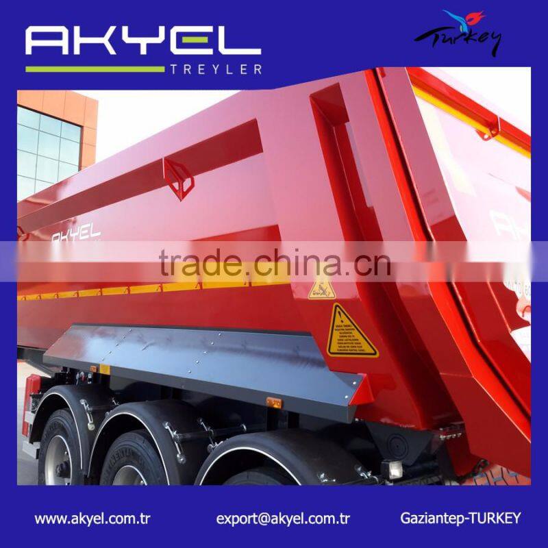 3 axle 60 Ton tipper truck /Semi Trailer on sales