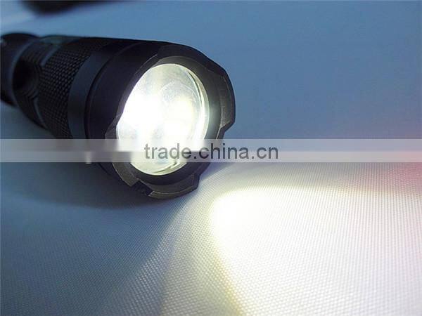 GS-9016 aluminum xml Q5 230lm outdoor most powerful pocket elastic led fleshlight with CE &ROHS