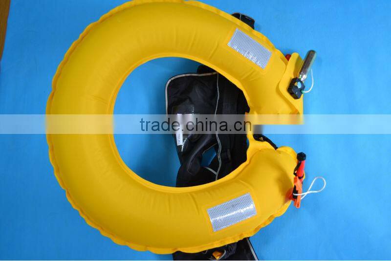 Inflatable waist belt