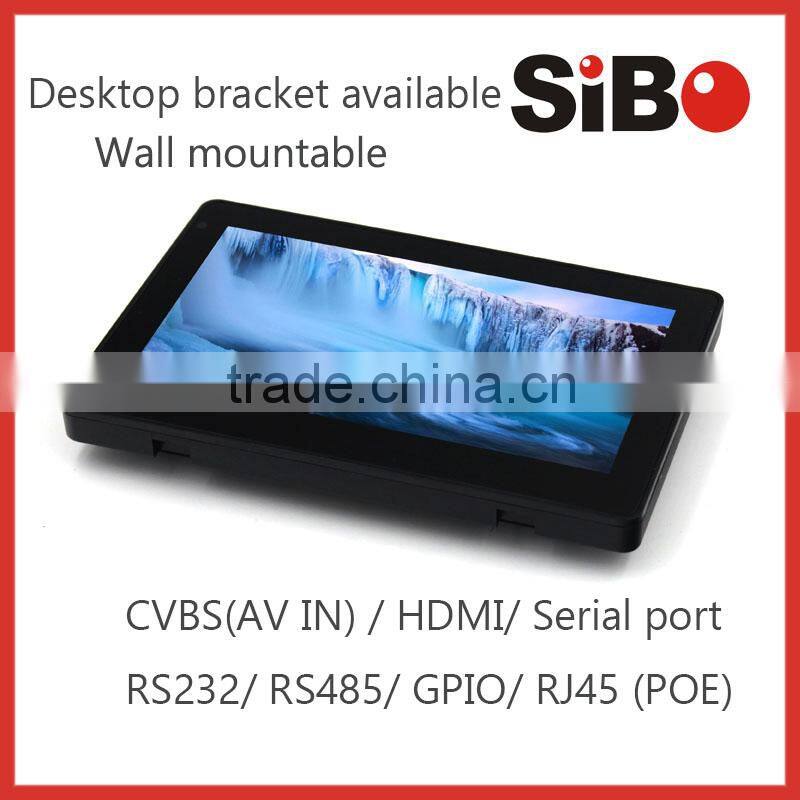 7 Inch Embedded Installation Android Tablet With RJ45 POE RS485