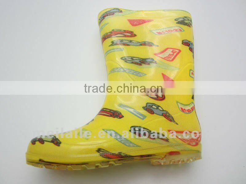 PVC children rain boots