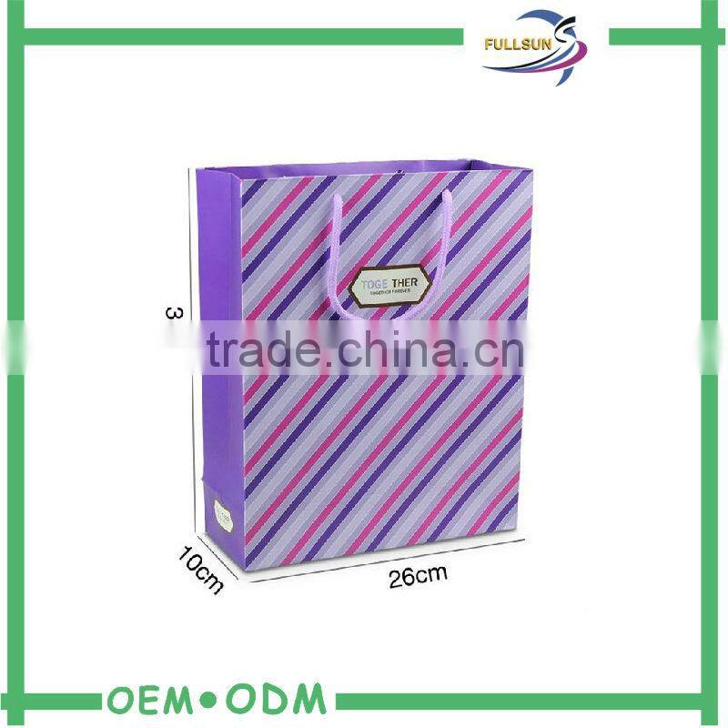Dongguan Manufacturer paper shopping bag