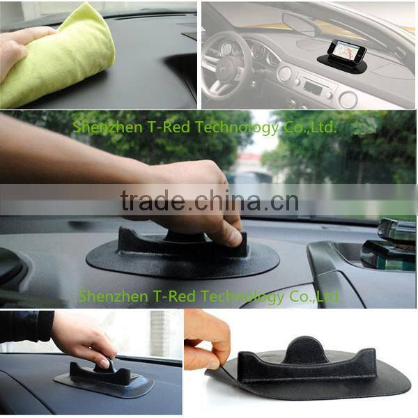 wholesale china factory PU gel adhesive sticky car holder for mobile/gps