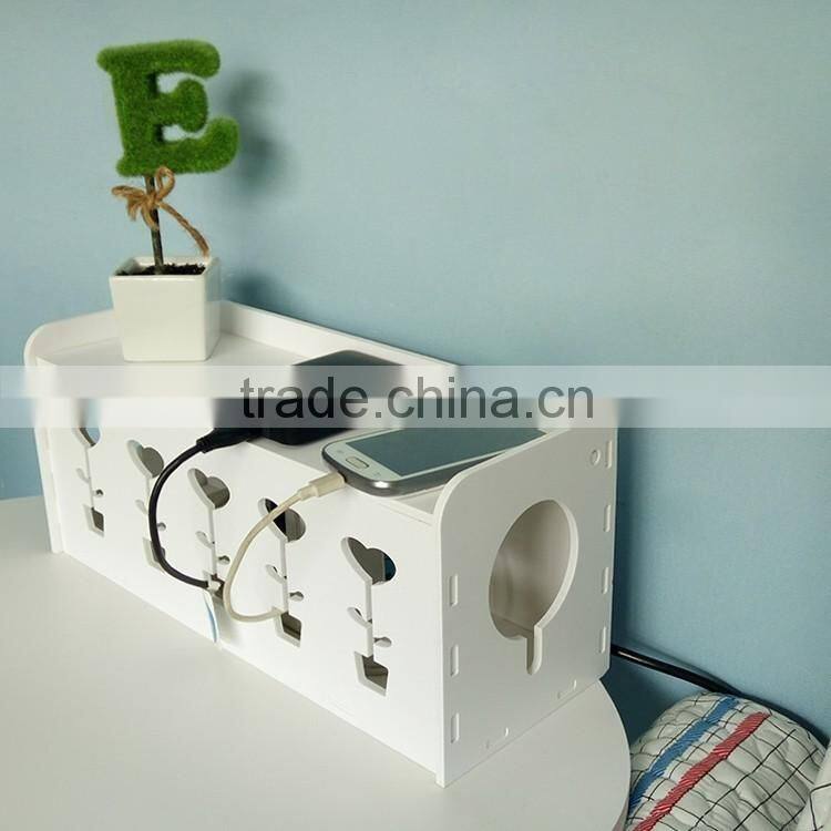 New Arrival Fashion Safety Socket Outlet Board Container Cables Storage Organizer Case Box