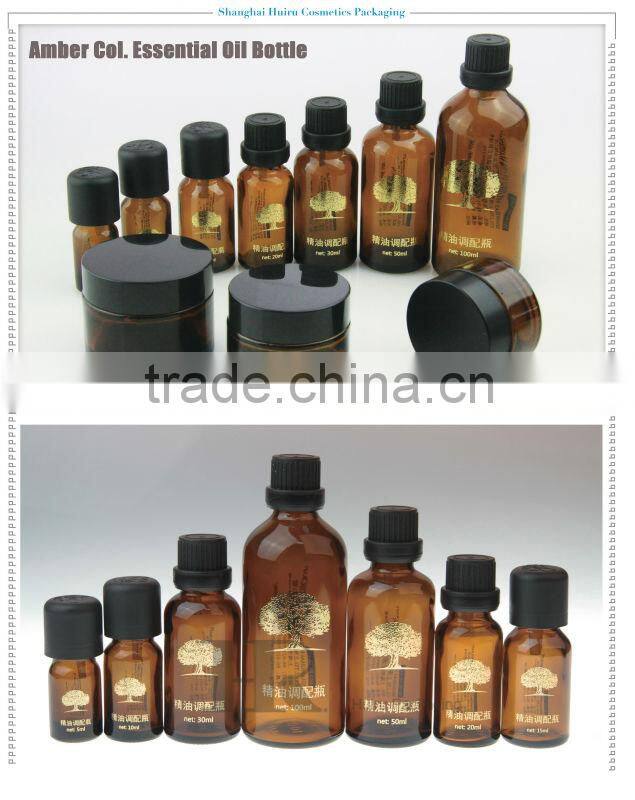E-juice Essence Oil Bottle Amber Col. Glass Bottle Essential Oil Bottle