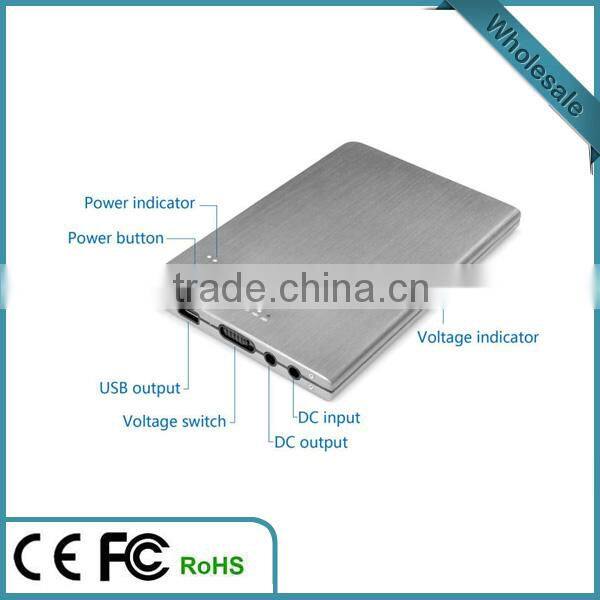 Best quality Hotsale Polymer power bank 20000mah universal external laptop battery charger