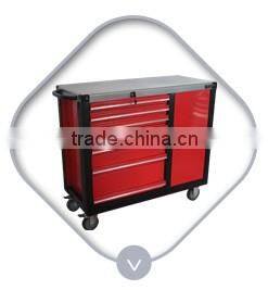 steel tool cabinet car repair tool trolley with drawers