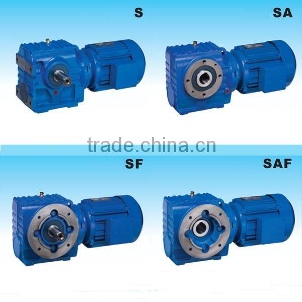 Two-stage screw conveyor electrical motor