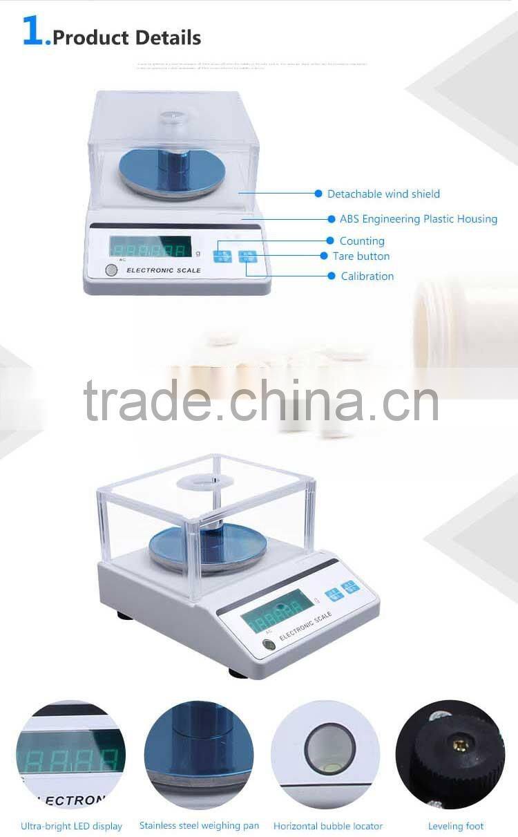 0.001G Balance Number Counting Weighing Scale