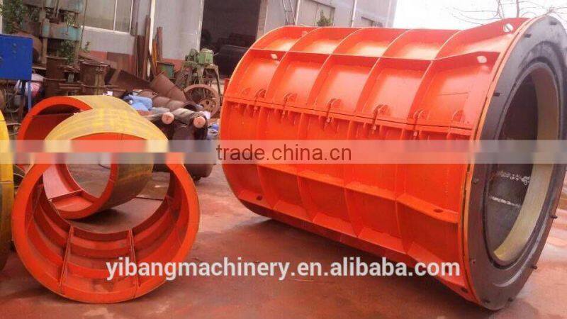 machine for the production of cement concrete pipe moulds