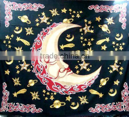 Om Design Cotton Bed cover