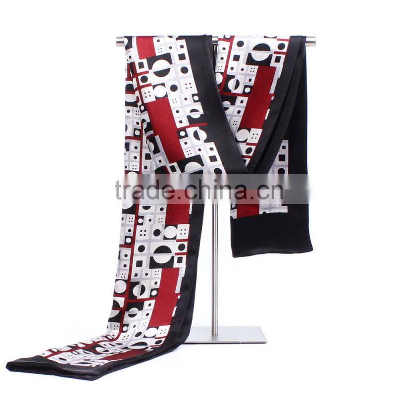 2015 Fashion Printing 100% Silk Scarf Wholesale Scarf