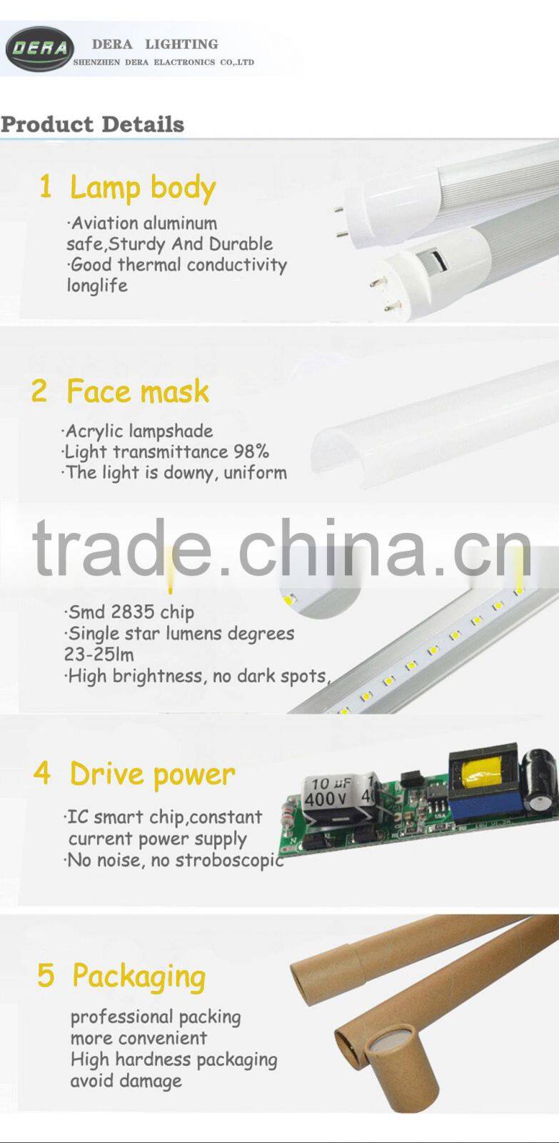 energy-saving lamps 6ft 30w T8 led tubes led lighting led industry light background