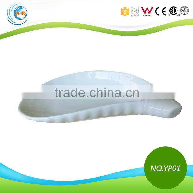 White Ceramic New Design Hotel Used Dinner Plates