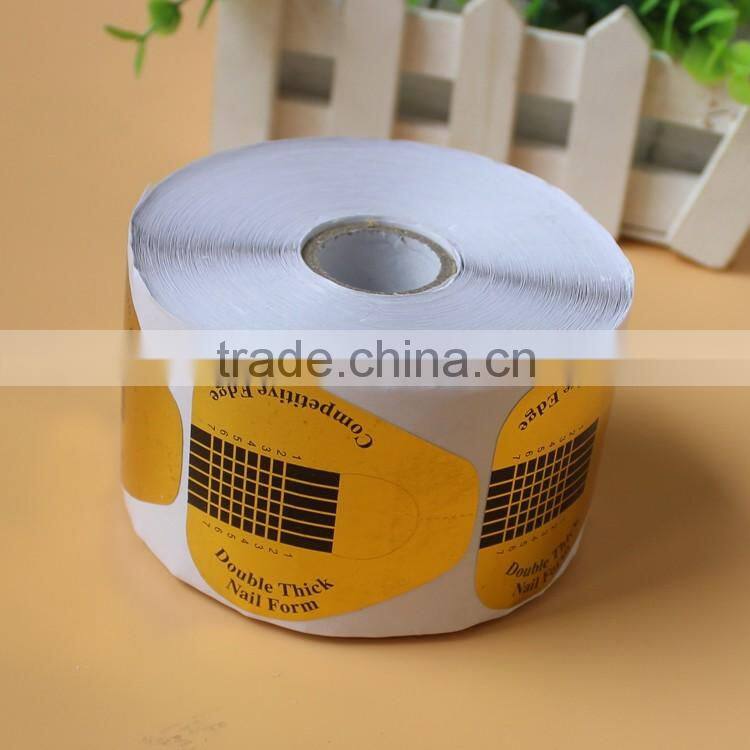 500Pcs Nail Art Tips Extension Forms Paper Nail Forms Nail Art Tool