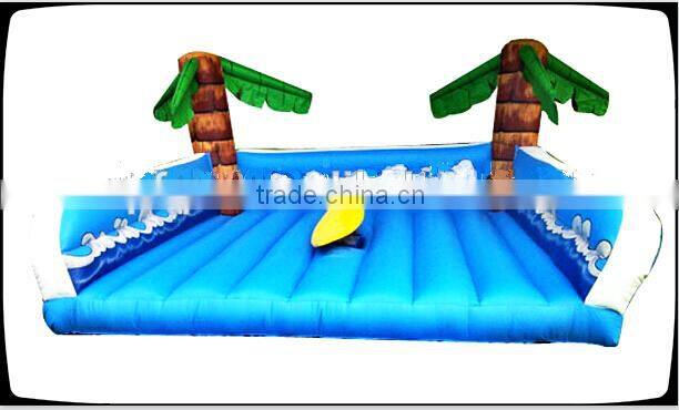inflatable mechanical surfboard ride/inflatable rodeo surfing board ride