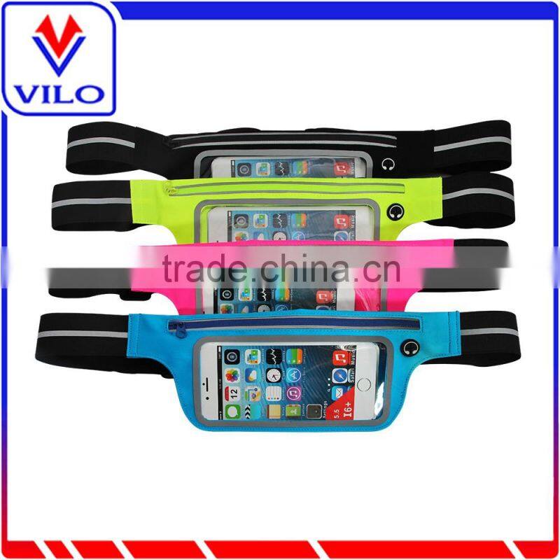 running waist bag / waterproof waist bag / sport elastic waist bag