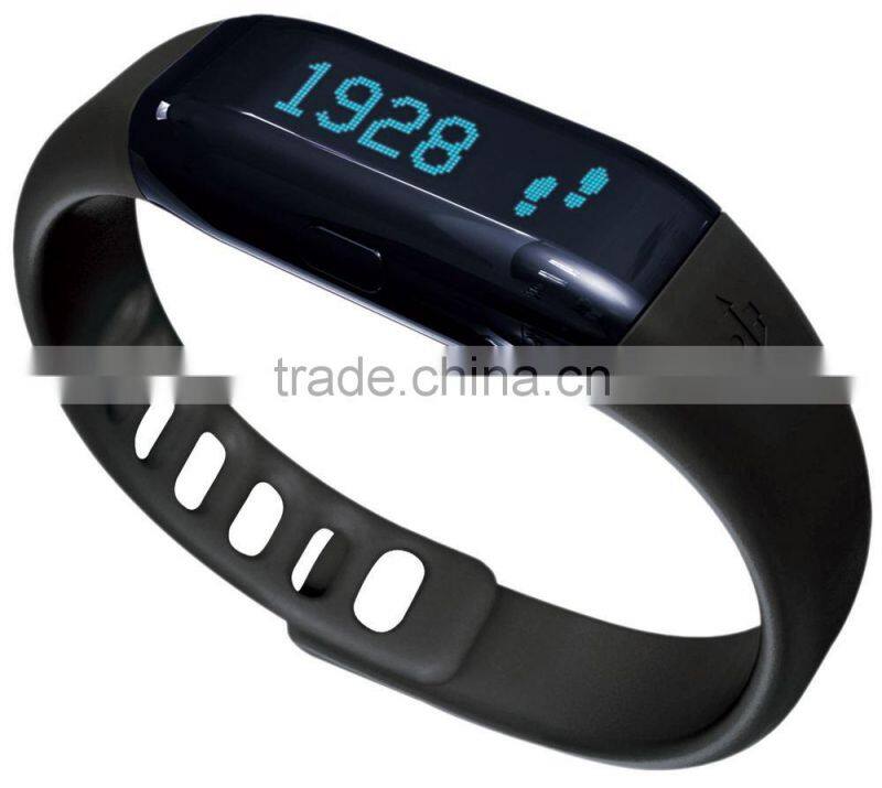 hot selling silicone bracelet with pedomete