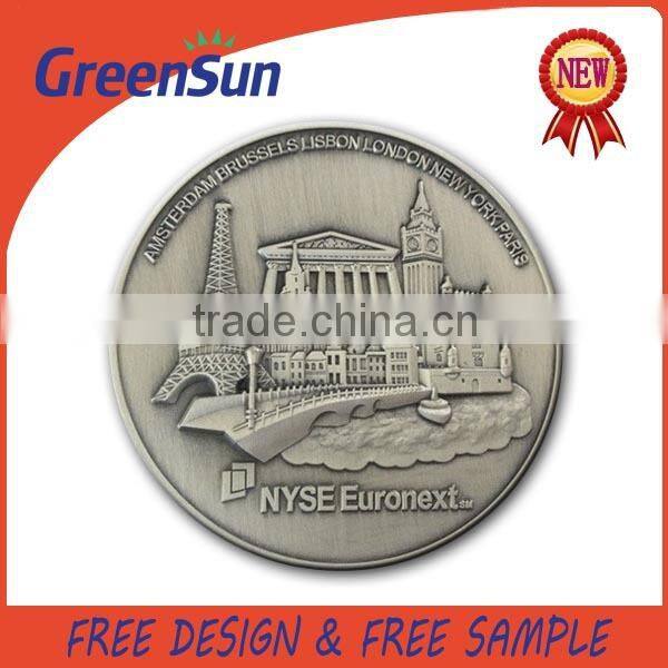 Popular factory price Best sell silver souvenir coins for sale