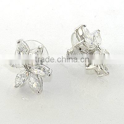 Plated rhodium cz hot necklaces