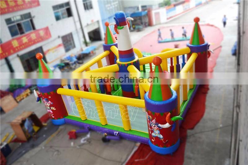 circus outdoor playground kids inflatable outdoor playground for sale