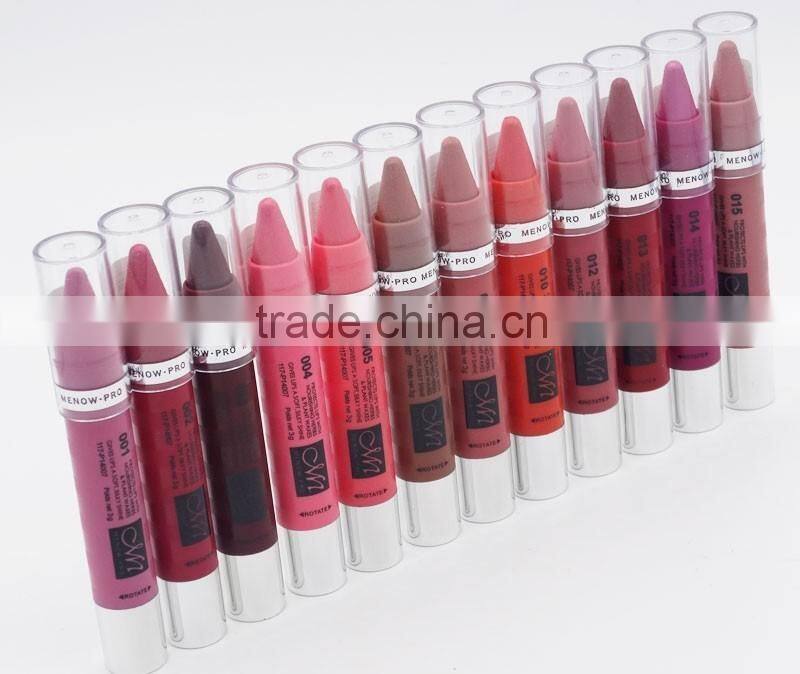 kiss proof 26 colors matte waterproof matte Menow kiss proof 19 colors single one matte waterproof matte lip wax pencil