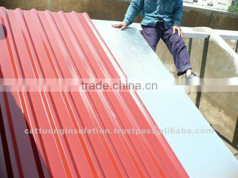 P1 Double Cat Tuong Thermal Insulation with one sided metalized foil and double layers of polyethylene bubble air from Vietnam