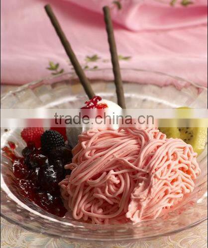 Stainless steel ice cream machine