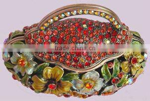 Decorative Metal Bee Shaped Jewelry Box