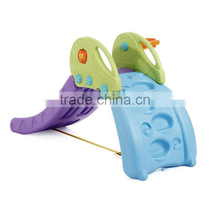 New design Indoor Plastic Foldable Slide