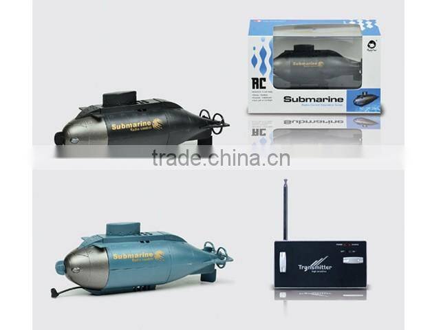 Hot sale 6 channel wireless control mini rc submarine boat in 2016 market
